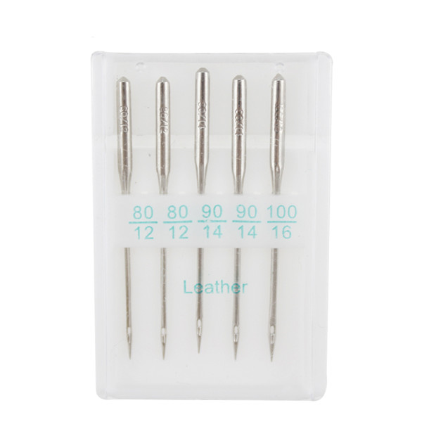 Sewing Machine Needle 80-80-90-90-100 5pcs Leather 14088 from China